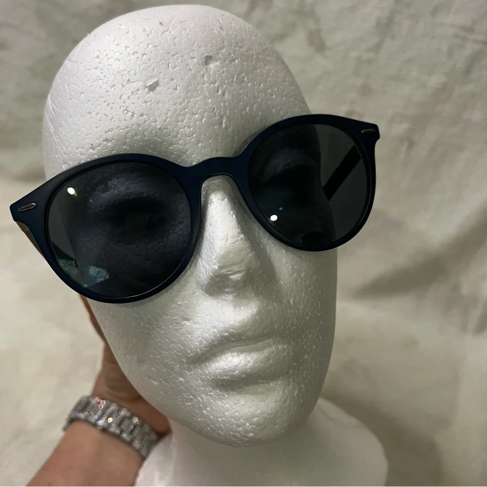 Ray-Ban Liteforce Navy‎ Blue RB4296 Unisex Round RX Sunglasses 50/21/150